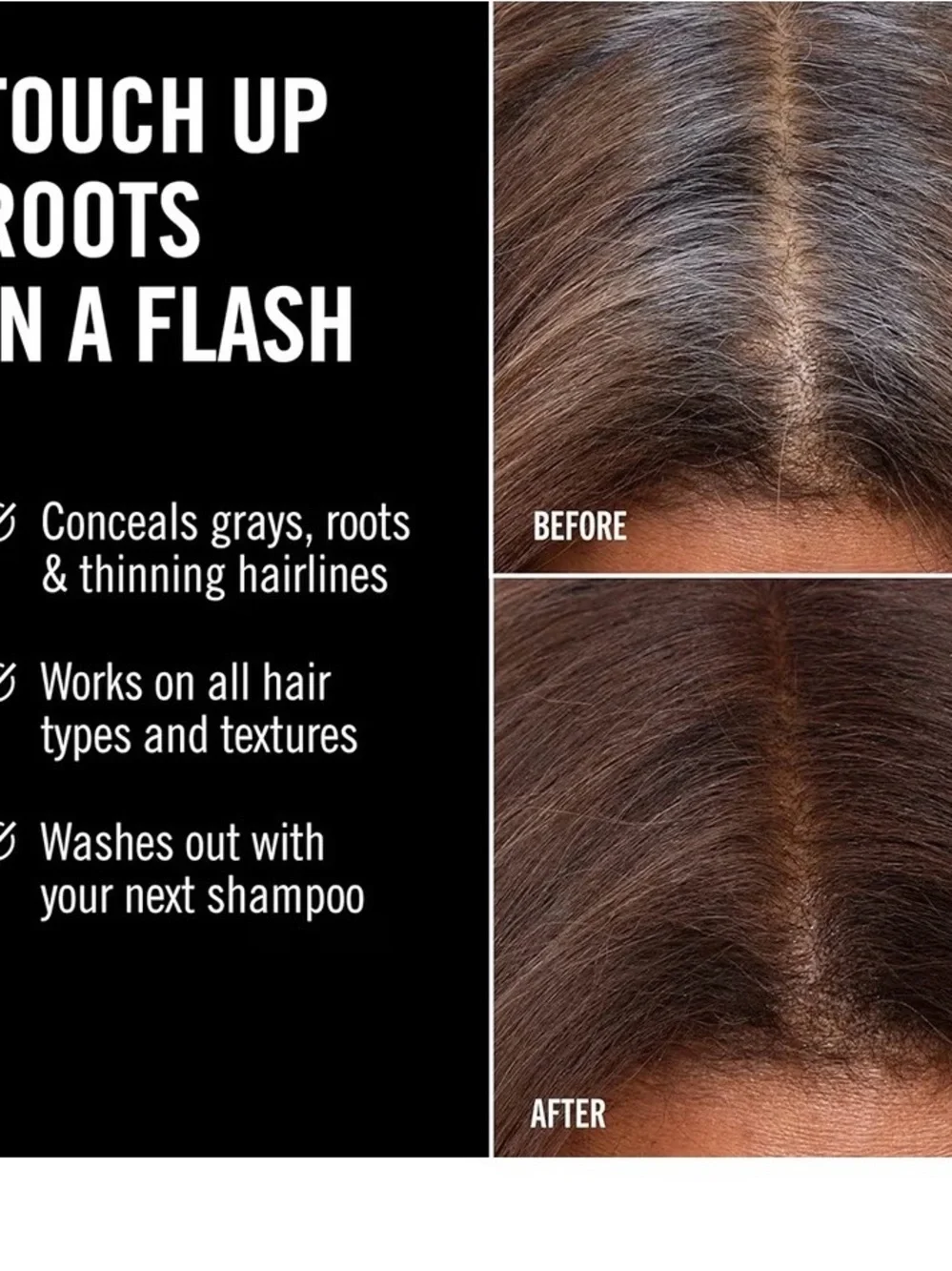 Gray Away Instant Root Cover Up Spray — Medium Brown